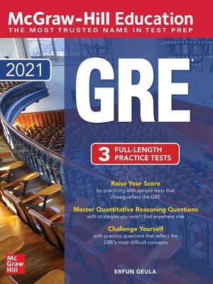 cover image of McGraw-Hill Education GRE 2021